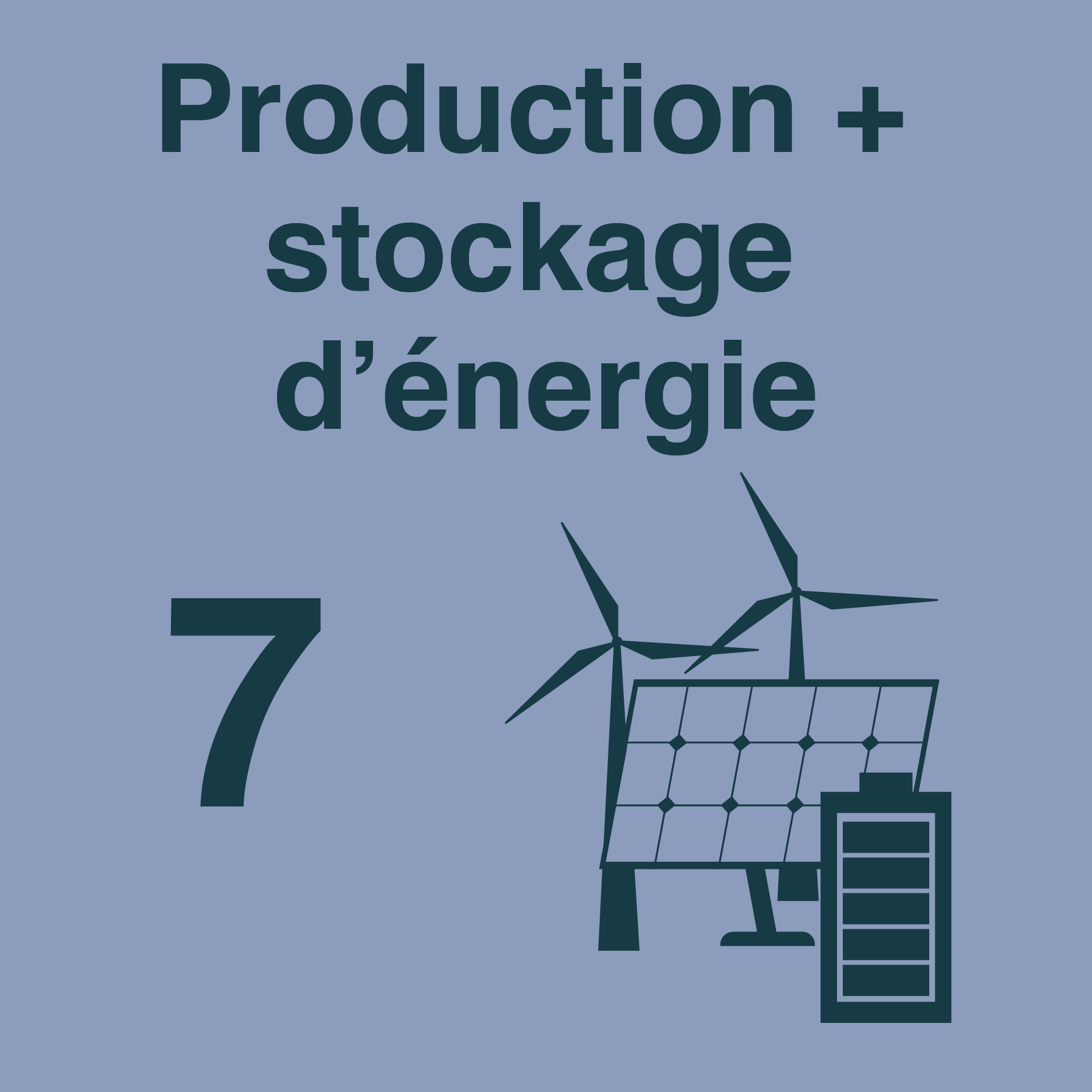 Génération et Stockage d’énergie - 3 projets