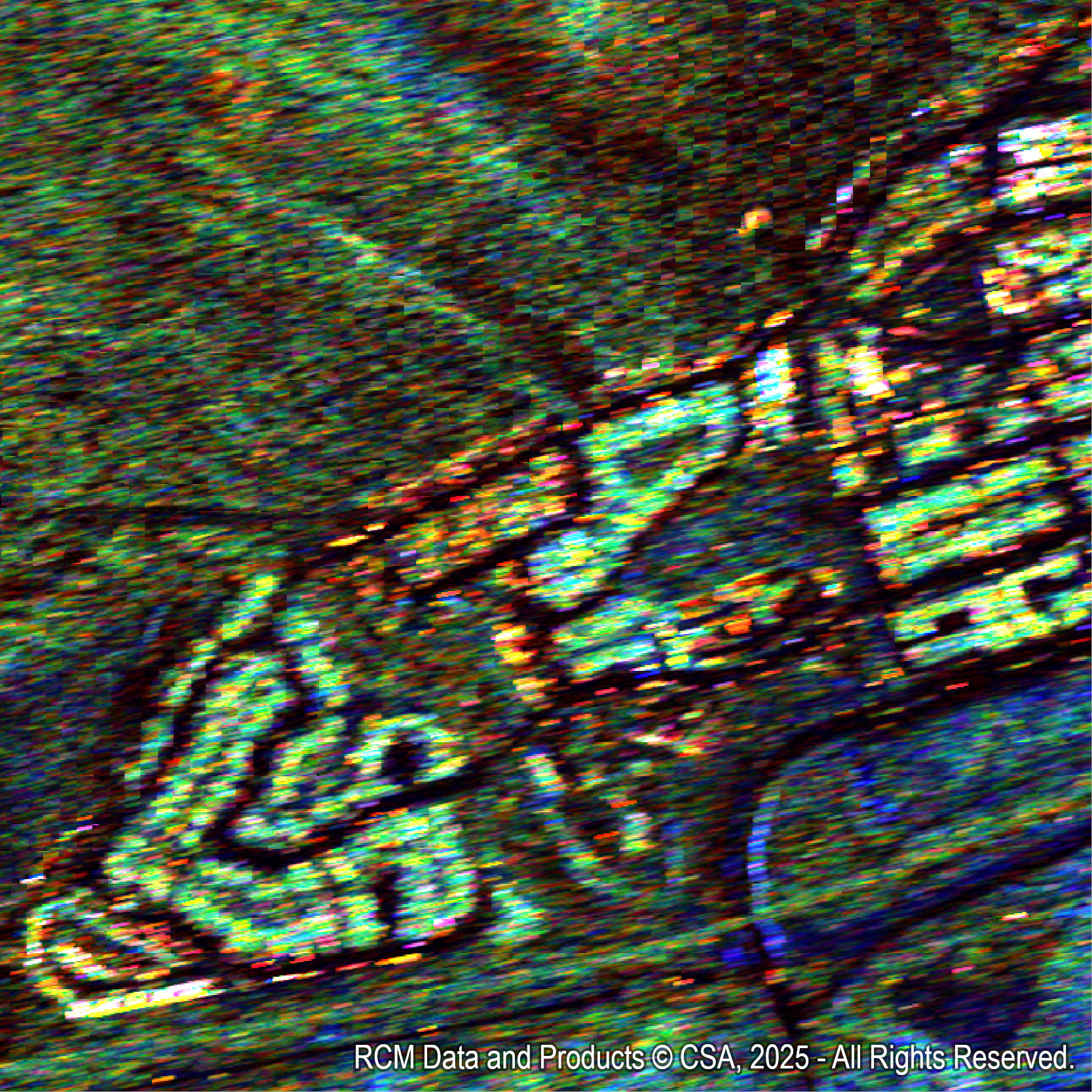 Image satellite du quartier de Jasper