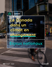 Page couverture : Le Canada dans un climat en changement : enjeux nationaux