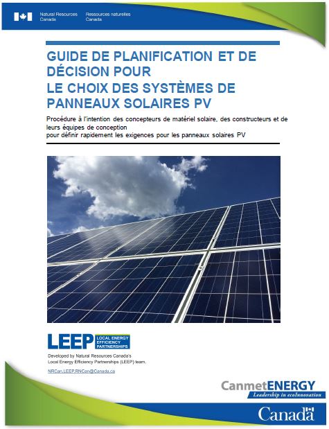 Planning and Decision Guide for Solar PV systems