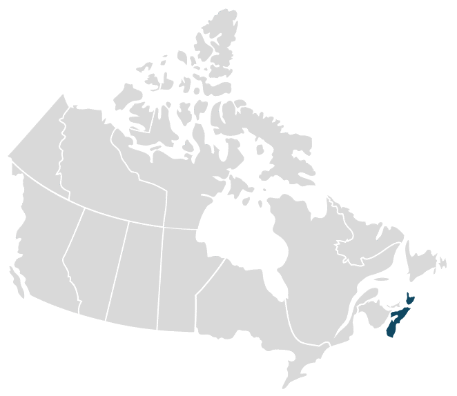 Carte du Canada mettant en évidence la Nouvelle-Écosse