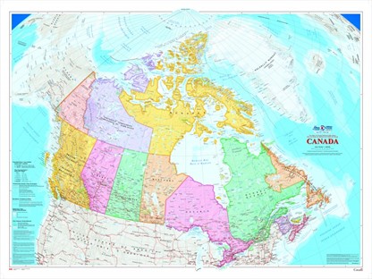 Une carte du Canada