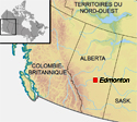 Carte de Edmonton