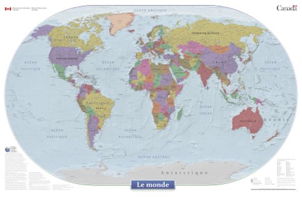 Une carte du monde