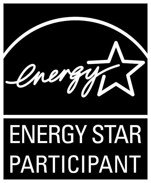 Le symbol ENERGY STAR PARTICIPANT, verticale noir