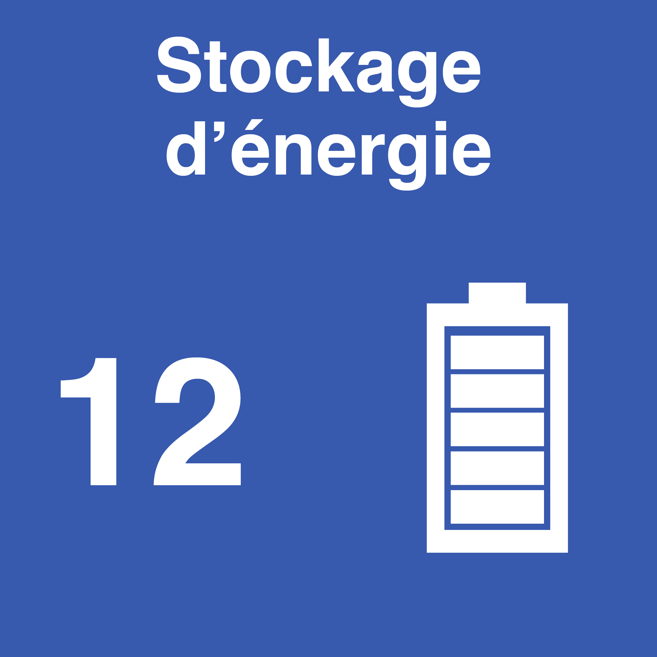 Stockage d’énergie - 12 projets