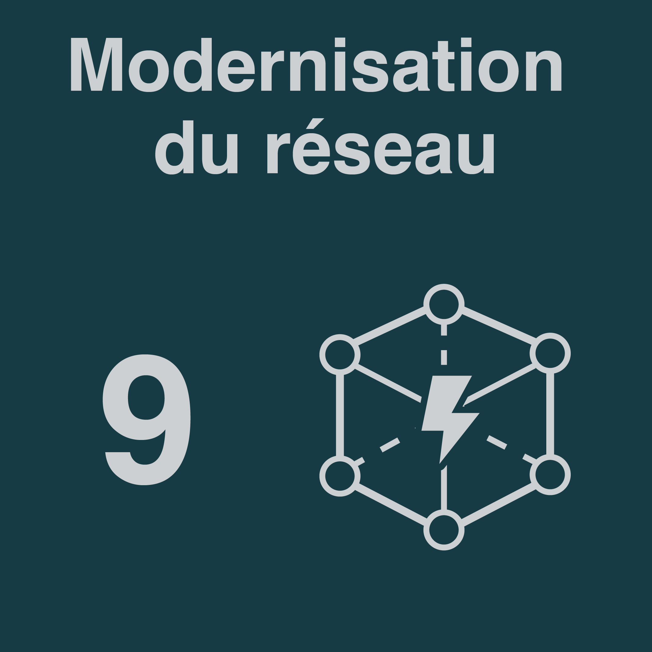 Modernisation du réseau - 9 projets