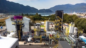 Équipement et installations connectées du Carbon Engineering’s Innovation Centre à Squamish, en Colombie-Britannique 