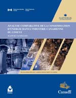 Analyse comparative de la consommation dénergie dans lindustrie canadienne du ciment Rapport sommaire - PDF