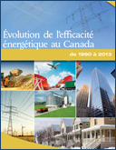 Évolution de l’efficacité énergétique au Canada, de 1990 à 2013